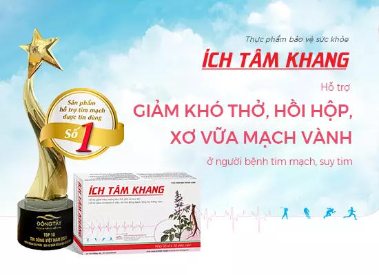 TPBVSK Ích Tâm Khang là sản phẩm dùng cho người bệnh suy tim uy tín 15 năm nay.webp